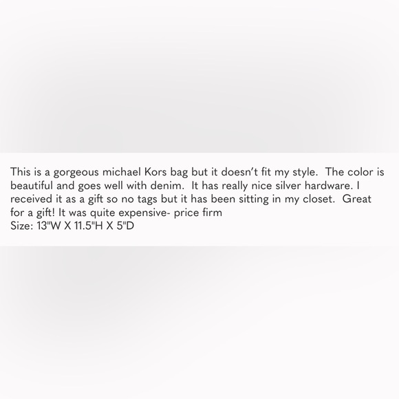 Michael Kors Emma Saffiano satchel large tote bag - Picture 9 of 9